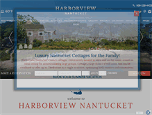 Tablet Screenshot of harborviewnantucket.com